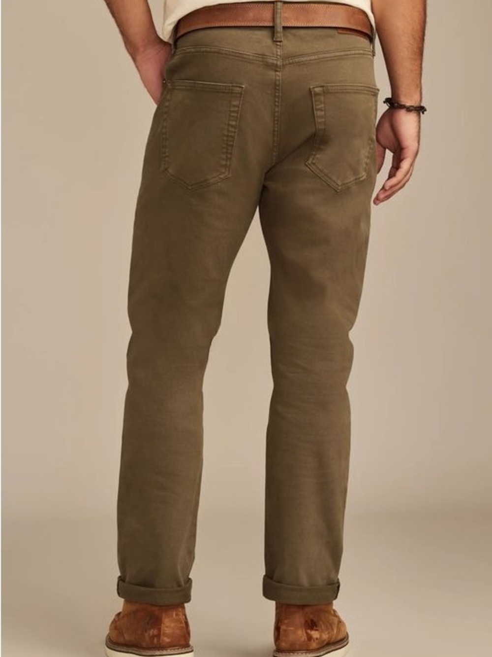 NWT Lucky Brand 410 Athletic Straight Khaki Pants Advanced Stretch - Picture 2 of 4